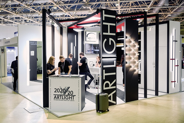 Выставочный стенд компании ARTLIGHT, Interlight 2021 - освещение рис.12